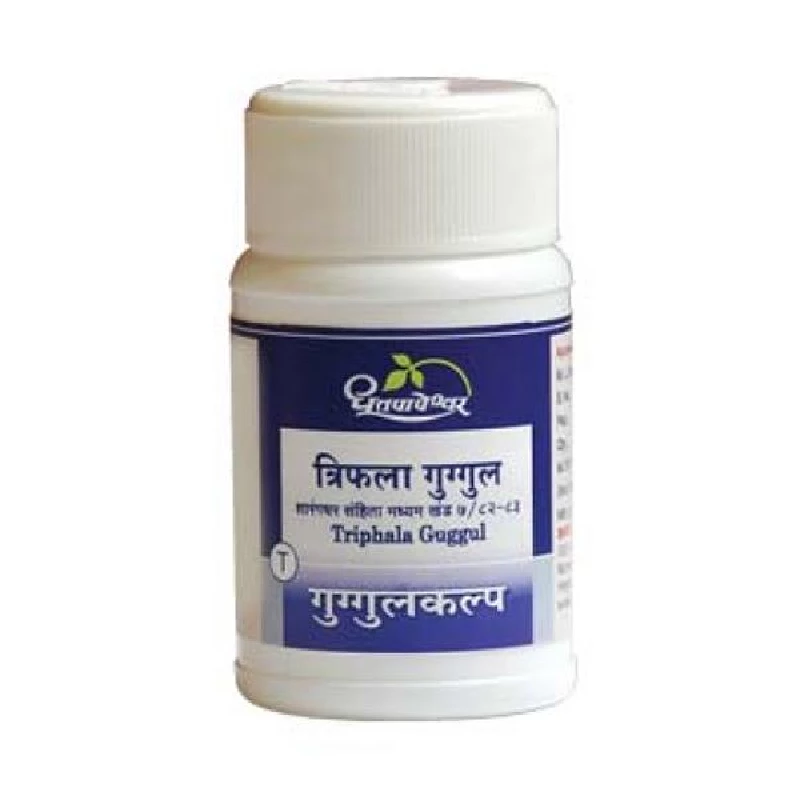 Dhootapapeshwar Triphala Guggul, 60 Tablets-1.webp